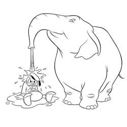 Disegno da colorare: Elefante (Animali) #6415 - Pagine da Colorare Stampabili Gratuite
