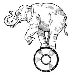 Disegno da colorare: Elefante (Animali) #6429 - Pagine da Colorare Stampabili Gratuite