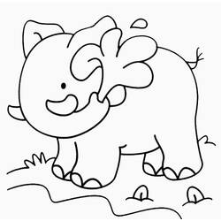 Disegno da colorare: Elefante (Animali) #6453 - Pagine da Colorare Stampabili Gratuite