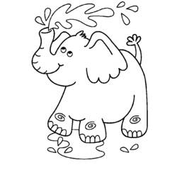 Disegno da colorare: Elefante (Animali) #6461 - Pagine da Colorare Stampabili Gratuite