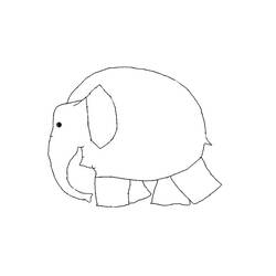 Disegno da colorare: Elefante (Animali) #6462 - Pagine da Colorare Stampabili Gratuite