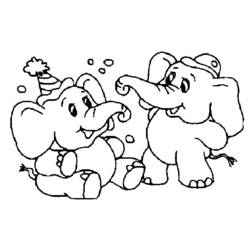 Disegno da colorare: Elefante (Animali) #6463 - Pagine da Colorare Stampabili Gratuite