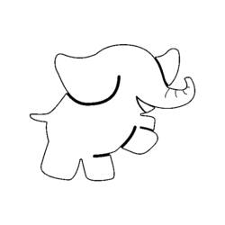 Disegno da colorare: Elefante (Animali) #6470 - Pagine da Colorare Stampabili Gratuite