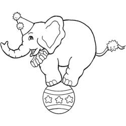 Disegno da colorare: Elefante (Animali) #6481 - Pagine da Colorare Stampabili Gratuite