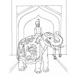 Disegno da colorare: Elefante (Animali) #6491 - Pagine da Colorare Stampabili Gratuite