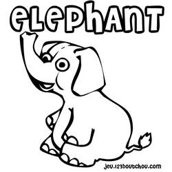 Disegno da colorare: Elefante (Animali) #6492 - Pagine da Colorare Stampabili Gratuite
