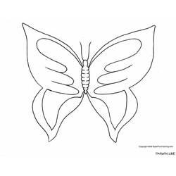 Disegno da colorare: Farfalla (Animali) #15738 - Pagine da Colorare Stampabili Gratuite