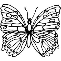 Disegno da colorare: Farfalla (Animali) #15746 - Pagine da Colorare Stampabili Gratuite