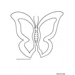 Disegno da colorare: Farfalla (Animali) #15772 - Pagine da Colorare Stampabili Gratuite