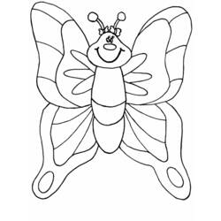 Disegno da colorare: Farfalla (Animali) #15819 - Pagine da Colorare Stampabili Gratuite