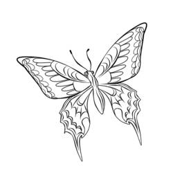 Disegno da colorare: Farfalla (Animali) #15846 - Pagine da Colorare Stampabili Gratuite