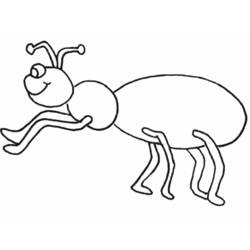 Disegno da colorare: Formica (Animali) #7009 - Pagine da Colorare Stampabili Gratuite