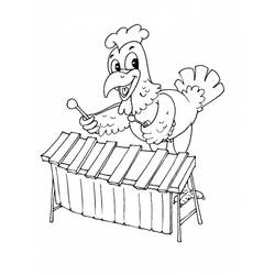 Disegno da colorare: Gallina (Animali) #17606 - Pagine da Colorare Stampabili Gratuite