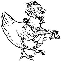Disegno da colorare: Gallo (Animali) #4137 - Pagine da Colorare Stampabili Gratuite