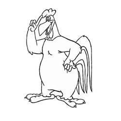 Disegno da colorare: Gallo (Animali) #4144 - Pagine da Colorare Stampabili Gratuite