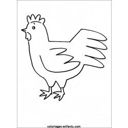 Disegno da colorare: Gallo (Animali) #4163 - Pagine da Colorare Stampabili Gratuite