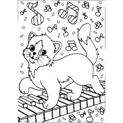 Disegno da colorare: Gattino (Animali) #18031 - Pagine da Colorare Stampabili Gratuite