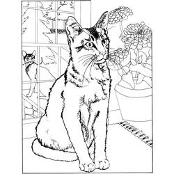 Disegno da colorare: Gattino (Animali) #18039 - Pagine da Colorare Stampabili Gratuite