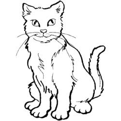 Disegno da colorare: Gattino (Animali) #18056 - Pagine da Colorare Stampabili Gratuite