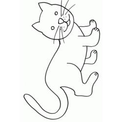 Disegno da colorare: Gattino (Animali) #18070 - Pagine da Colorare Stampabili Gratuite
