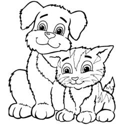 Disegno da colorare: Gattino (Animali) #18080 - Pagine da Colorare Stampabili Gratuite