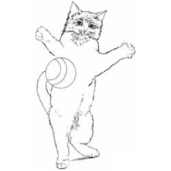Disegno da colorare: Gattino (Animali) #18113 - Pagine da Colorare Stampabili Gratuite