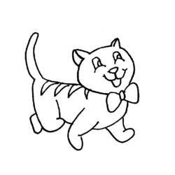 Disegno da colorare: Gattino (Animali) #18119 - Pagine da Colorare Stampabili Gratuite