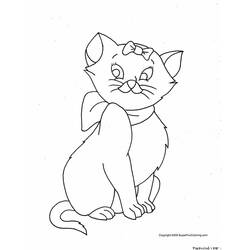Disegno da colorare: Gattino (Animali) #18185 - Pagine da Colorare Stampabili Gratuite