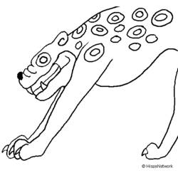 Disegno da colorare: Giaguaro (Animali) #9016 - Pagine da Colorare Stampabili Gratuite