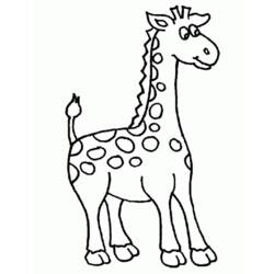 Disegno da colorare: Giraffa (Animali) #7232 - Pagine da Colorare Stampabili Gratuite