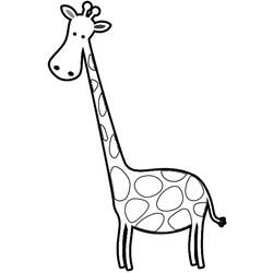 Disegno da colorare: Giraffa (Animali) #7247 - Pagine da Colorare Stampabili Gratuite