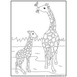 Disegno da colorare: Giraffa (Animali) #7248 - Pagine da Colorare Stampabili Gratuite