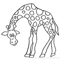 Disegno da colorare: Giraffa (Animali) #7250 - Pagine da Colorare Stampabili Gratuite