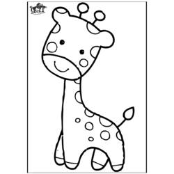 Disegno da colorare: Giraffa (Animali) #7264 - Pagine da Colorare Stampabili Gratuite