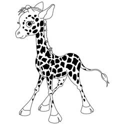 Disegno da colorare: Giraffa (Animali) #7276 - Pagine da Colorare Stampabili Gratuite
