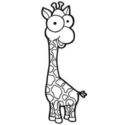 Disegno da colorare: Giraffa (Animali) #7279 - Pagine da Colorare Stampabili Gratuite