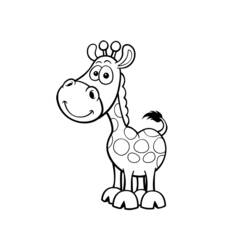 Disegno da colorare: Giraffa (Animali) #7280 - Pagine da Colorare Stampabili Gratuite