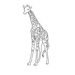 Disegno da colorare: Giraffa (Animali) #7281 - Pagine da Colorare Stampabili Gratuite