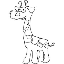 Disegno da colorare: Giraffa (Animali) #7314 - Pagine da Colorare Stampabili Gratuite