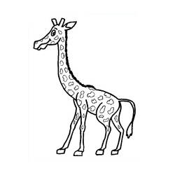 Disegno da colorare: Giraffa (Animali) #7324 - Pagine da Colorare Stampabili Gratuite