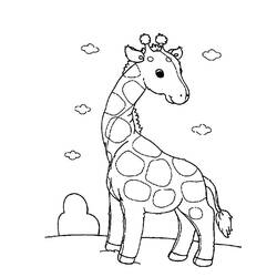 Disegno da colorare: Giraffa (Animali) #7332 - Pagine da Colorare Stampabili Gratuite