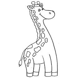 Disegno da colorare: Giraffa (Animali) #7343 - Pagine da Colorare Stampabili Gratuite