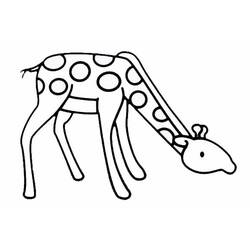 Disegno da colorare: Giraffa (Animali) #7345 - Pagine da Colorare Stampabili Gratuite