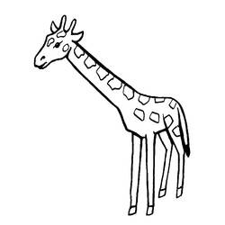 Disegno da colorare: Giraffa (Animali) #7351 - Pagine da Colorare Stampabili Gratuite