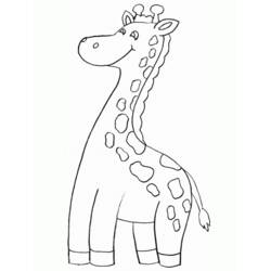 Disegno da colorare: Giraffa (Animali) #7353 - Pagine da Colorare Stampabili Gratuite