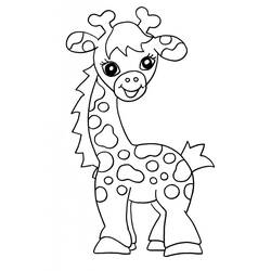 Disegno da colorare: Giraffa (Animali) #7358 - Pagine da Colorare Stampabili Gratuite