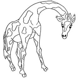 Disegno da colorare: Giraffa (Animali) #7360 - Pagine da Colorare Stampabili Gratuite