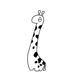 Disegno da colorare: Giraffa (Animali) #7371 - Pagine da Colorare Stampabili Gratuite