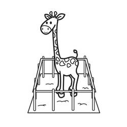 Disegno da colorare: Giraffa (Animali) #7391 - Pagine da Colorare Stampabili Gratuite