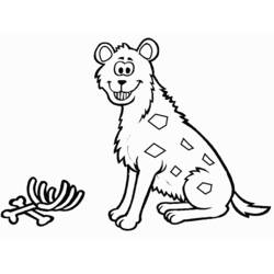 Disegno da colorare: Iena (Animali) #19636 - Pagine da Colorare Stampabili Gratuite
